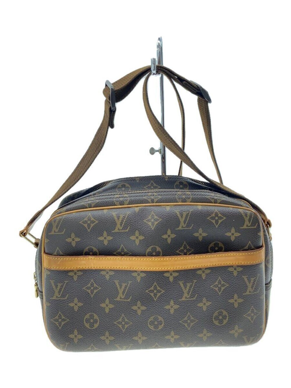 LOUIS VUITTON Reporter Monogram Canvas Brown